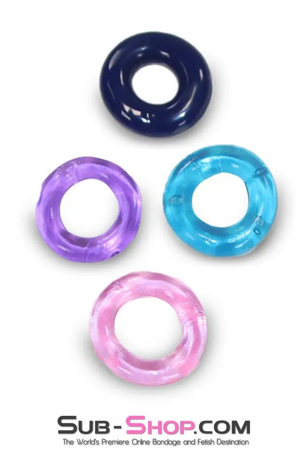 1685M      Assorted Colors and Styles Super Stretch Cock Ring
