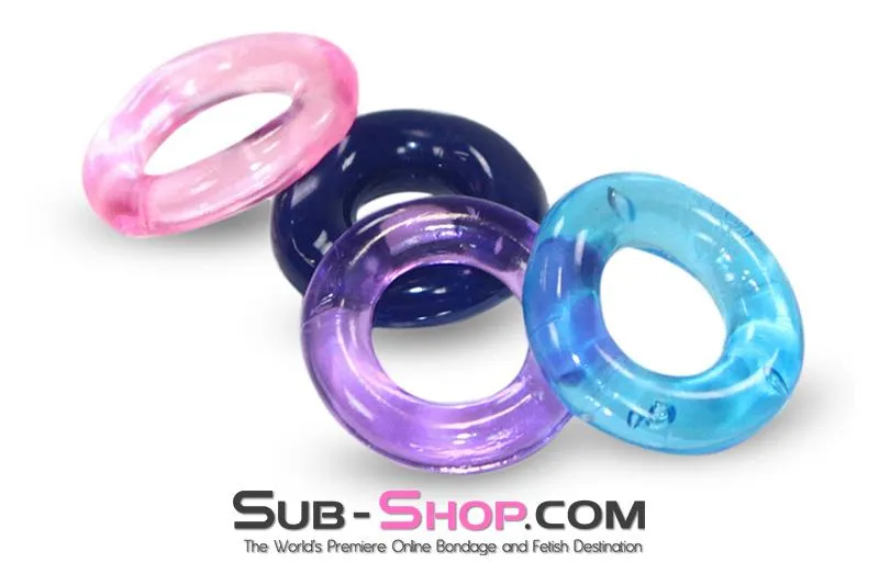 1685M      Assorted Colors and Styles Super Stretch Cock Ring