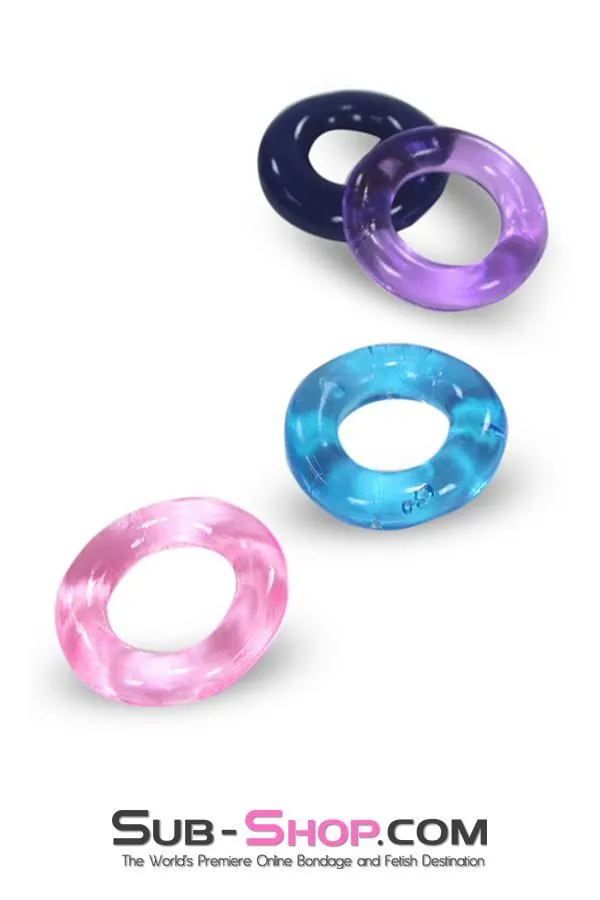 1685M      Assorted Colors and Styles Super Stretch Cock Ring