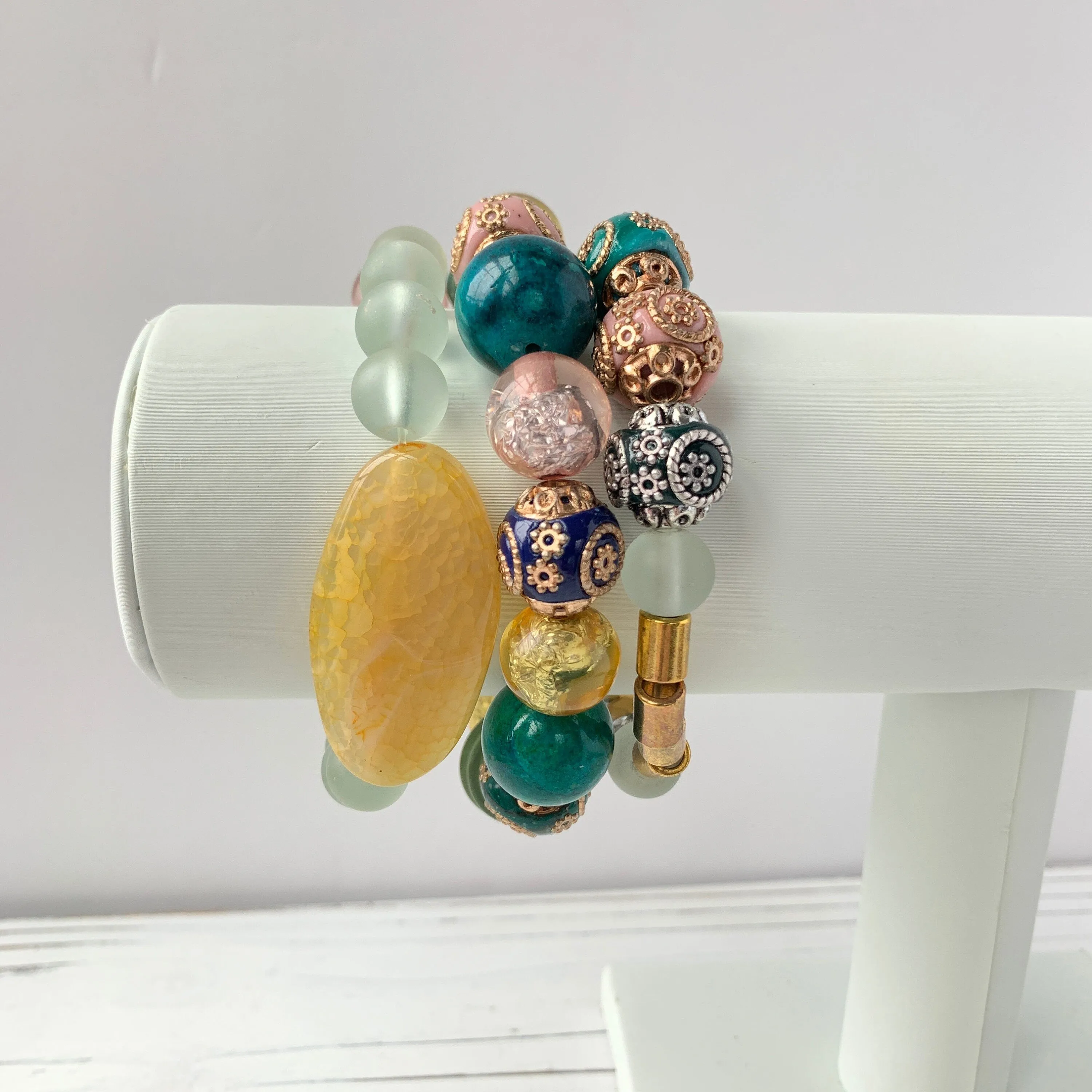 3-Piece Heathcliff Stretch Bracelet Set