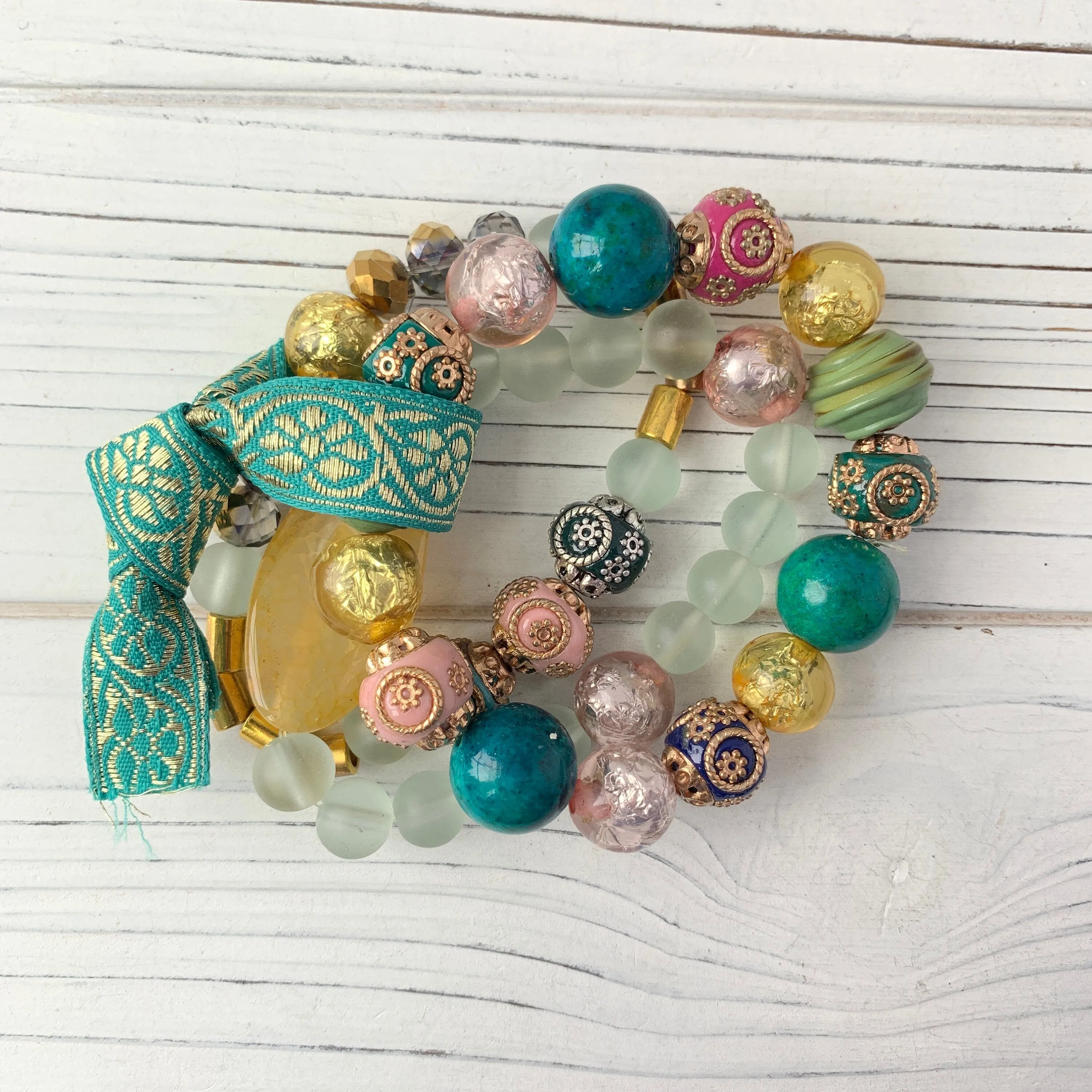 3-Piece Heathcliff Stretch Bracelet Set