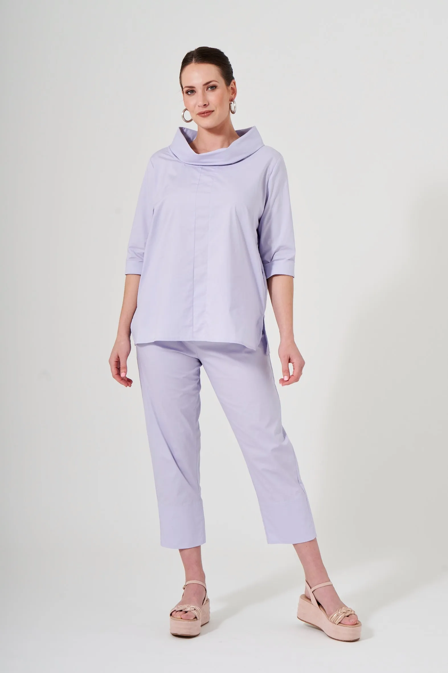 36" Claire Capri with Back Slit