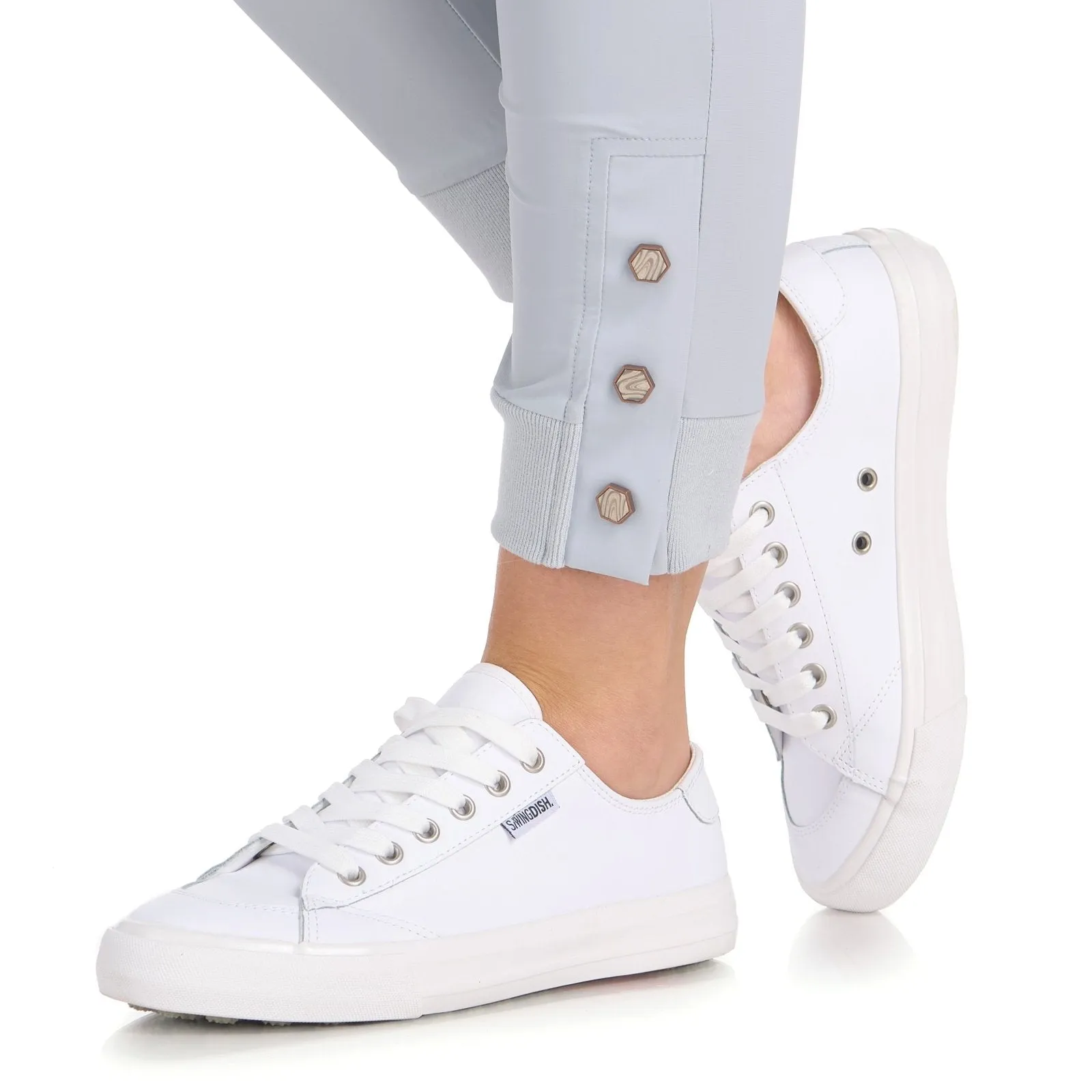 Ariana Slim Grey Jogger - FINAL SALE