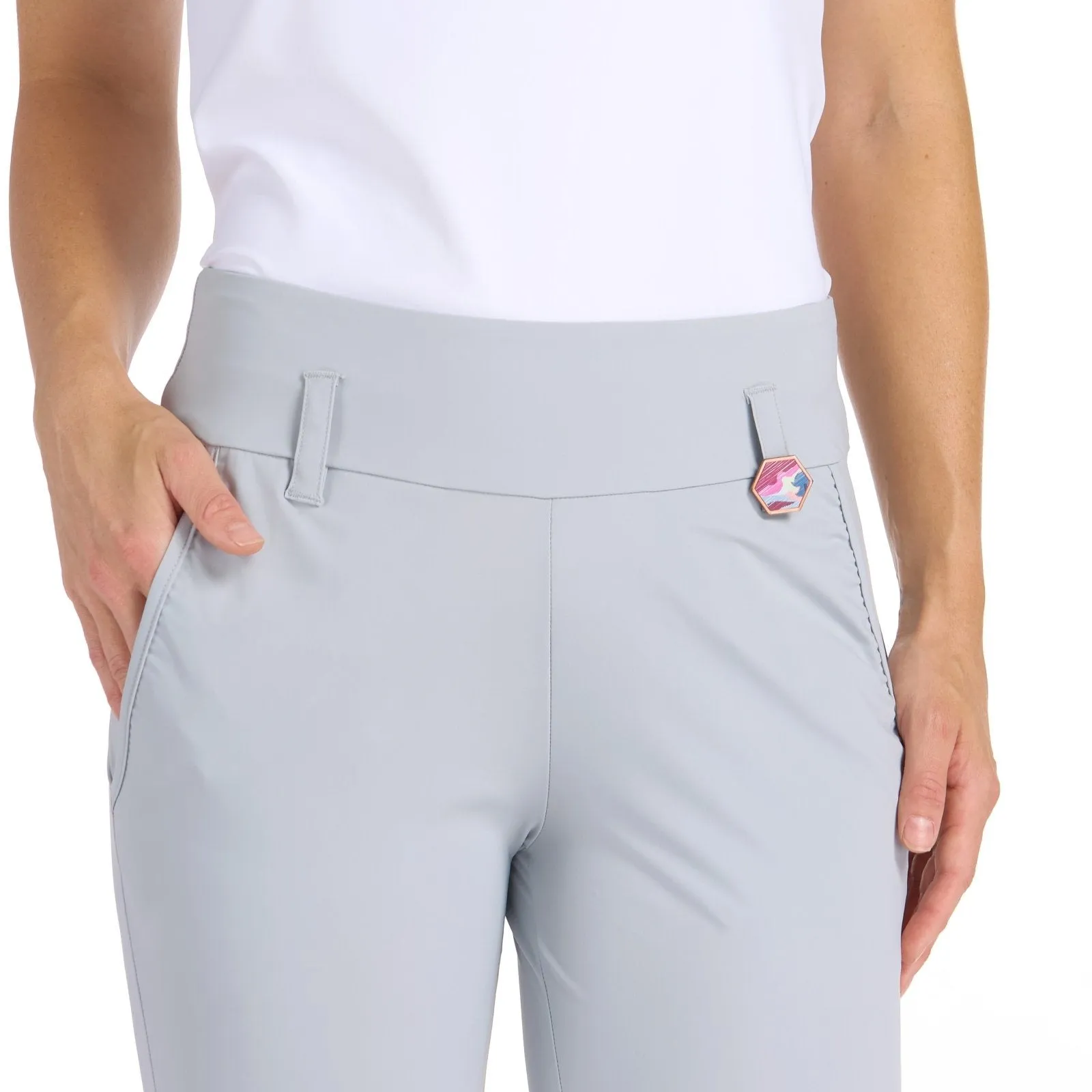Ariana Slim Grey Jogger - FINAL SALE