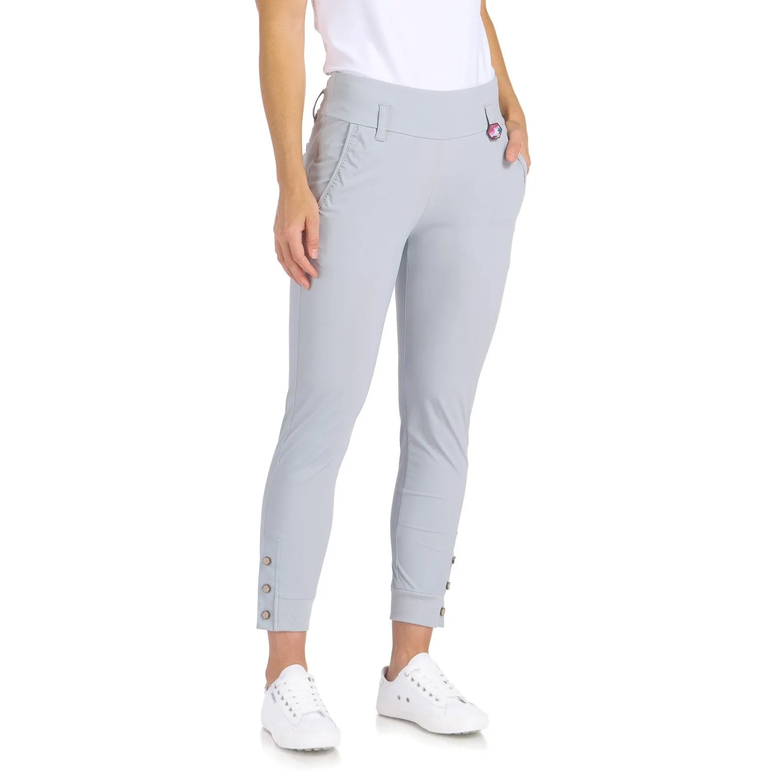 Ariana Slim Grey Jogger - FINAL SALE