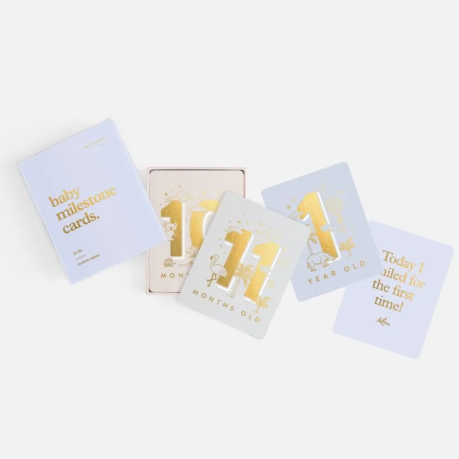 Baby Milestone Cards (Multiple Styles)