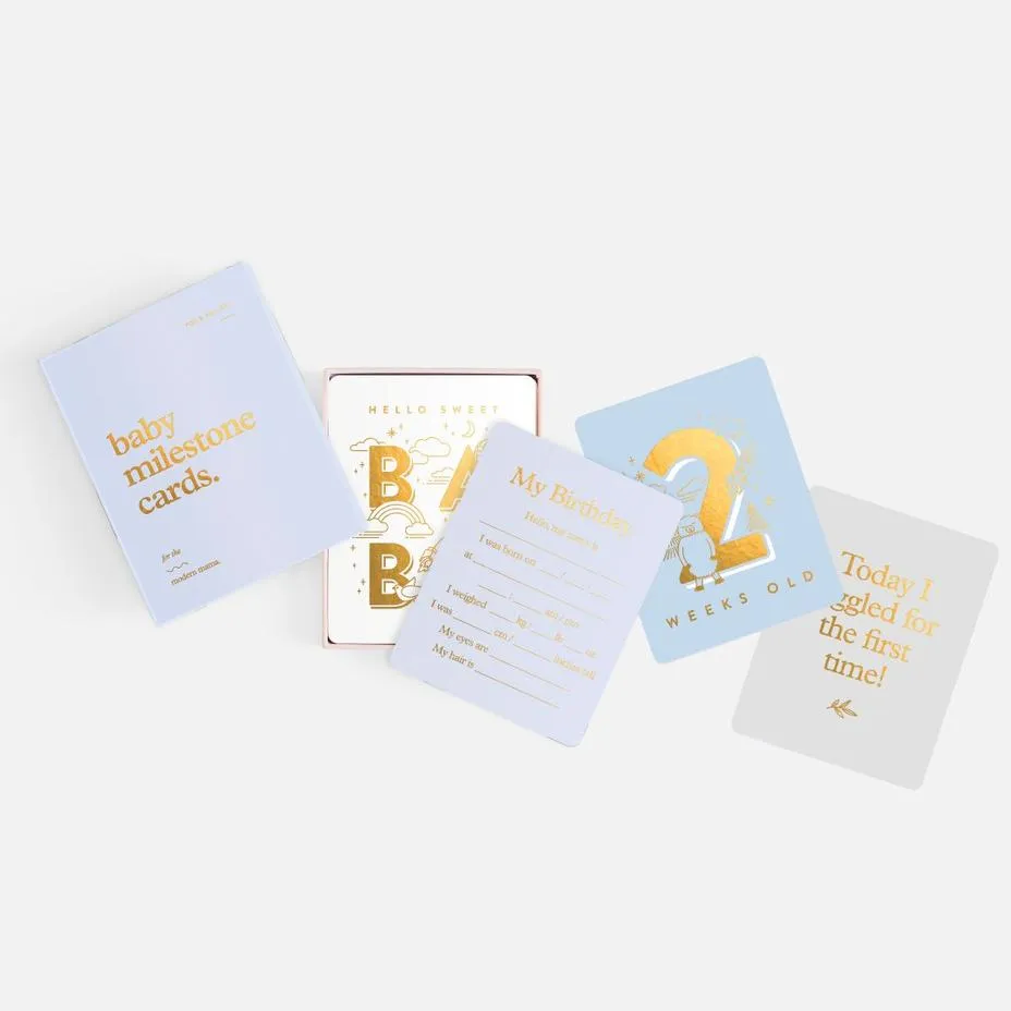Baby Milestone Cards (Multiple Styles)