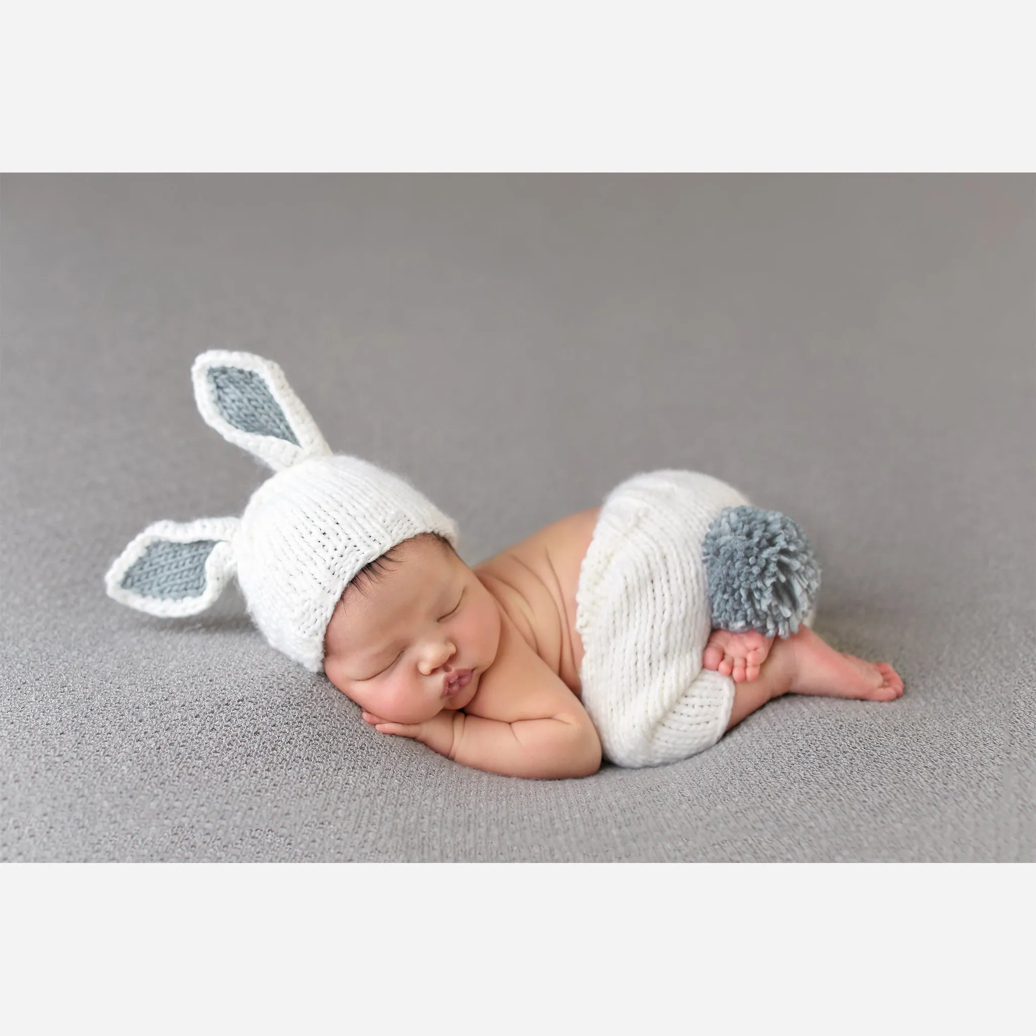 Bailey Bunny Hat and Pant Newborn Set