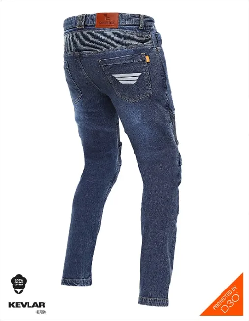 Bikeratti Steam 12Oz Armored Stretch Denim Pants (10-8000-2B)
