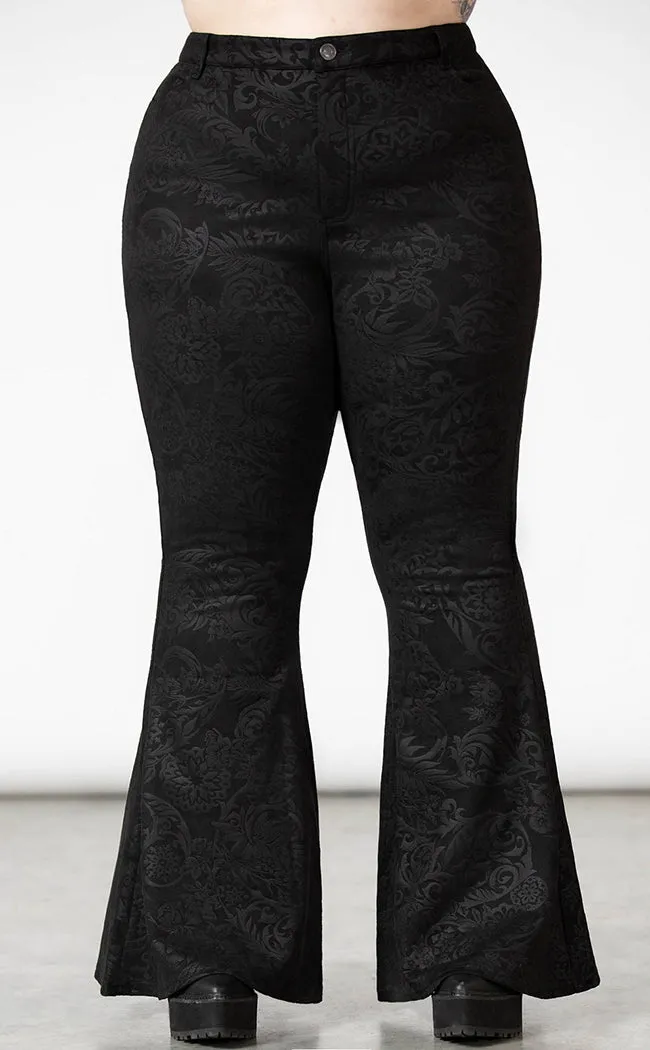 Black Lily Bell Bottoms [Plus-Size]