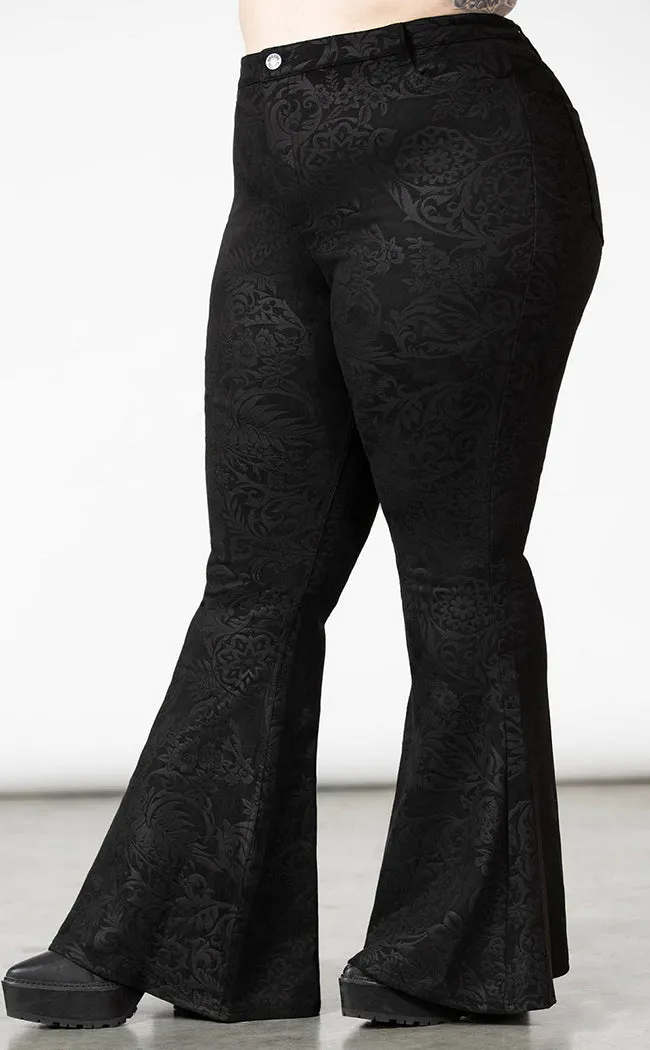 Black Lily Bell Bottoms [Plus-Size]