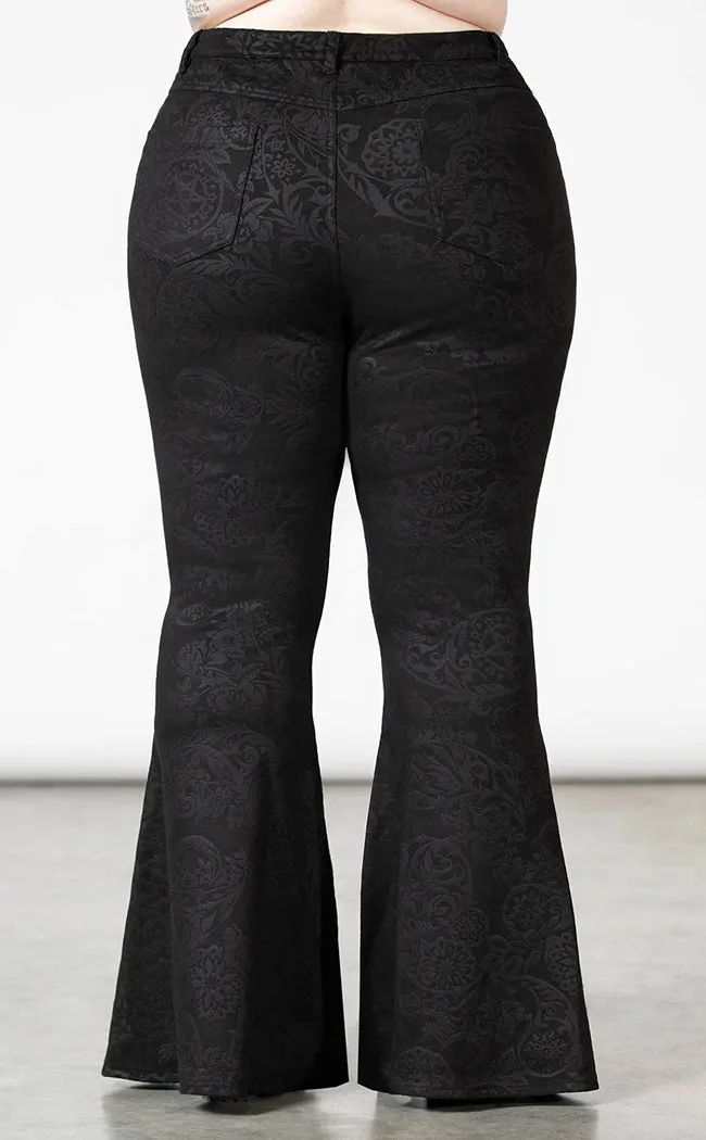 Black Lily Bell Bottoms [Plus-Size]