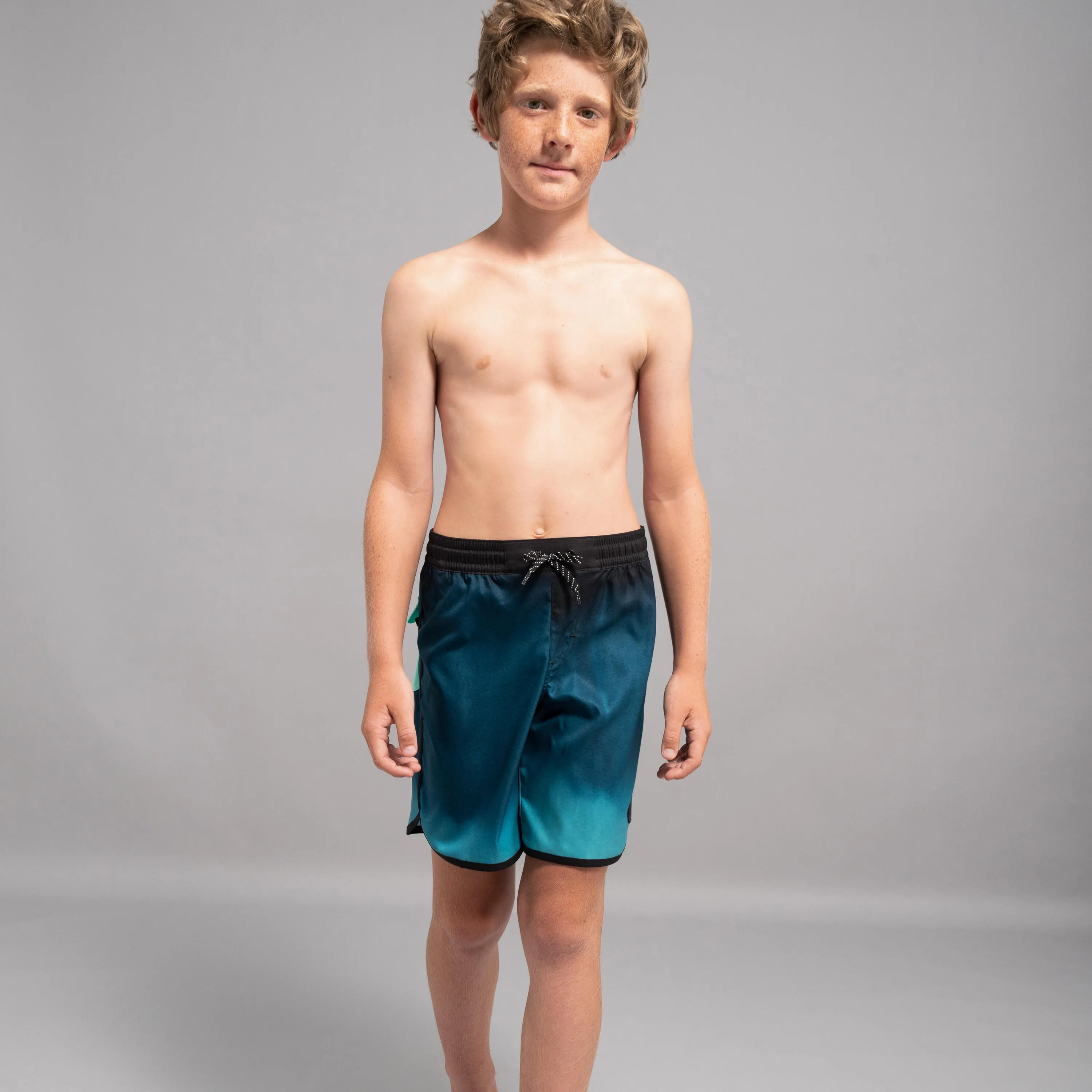 Board shorts 500 blue/black OLAIAN, black
