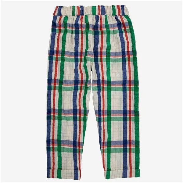 Bobo Choses Madras Checks Woven Pants Baggy Multicolor