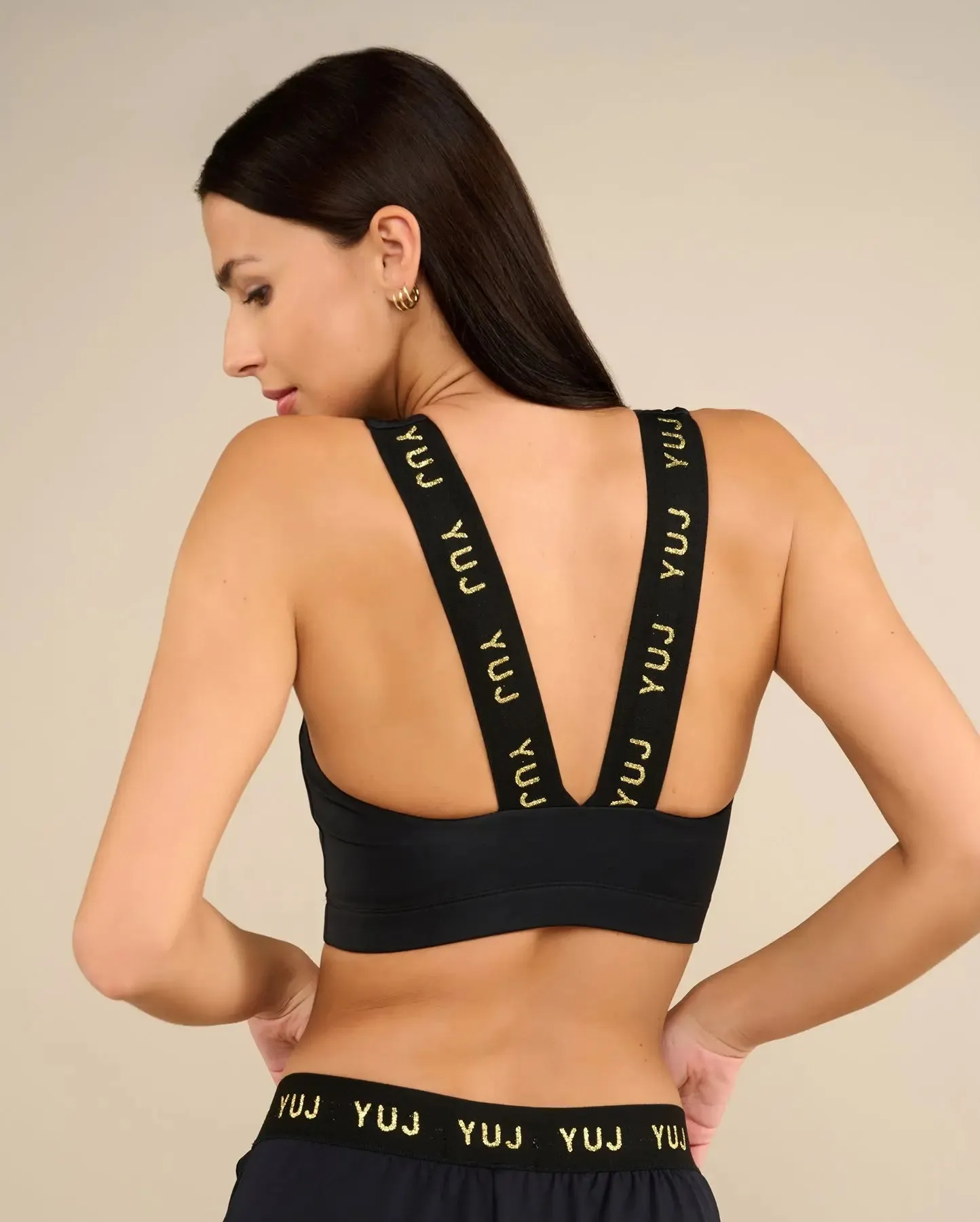 Brassière de sport noire VICTORY