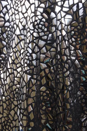 Broken Mirrors Spandex Fabric Sample
