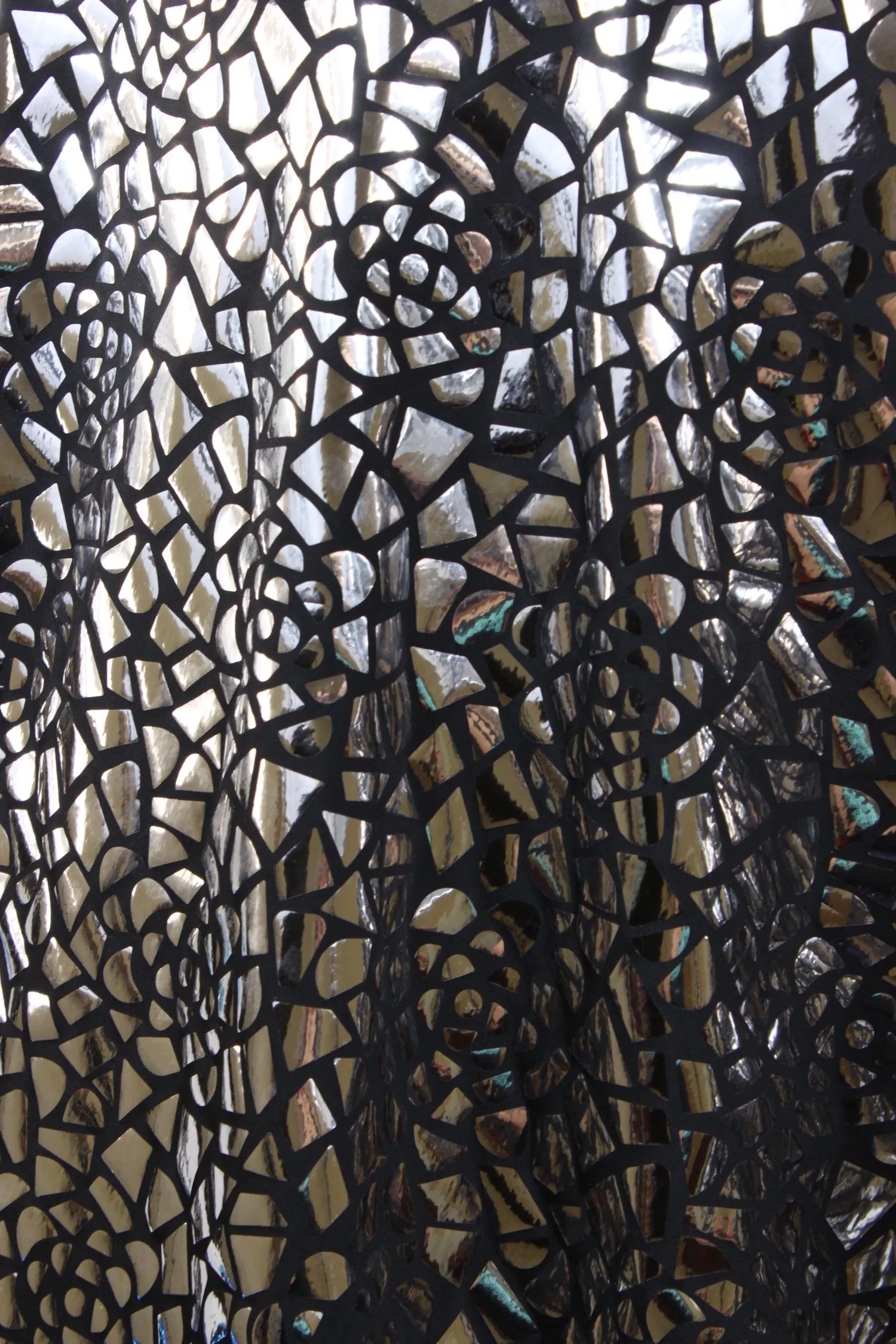 Broken Mirrors Spandex Fabric Sample