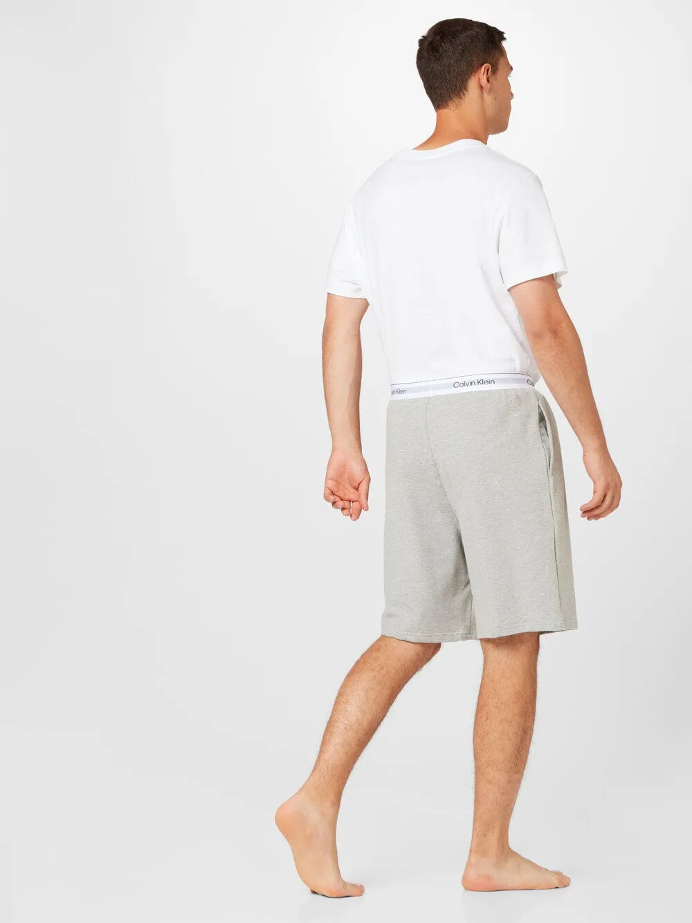 Calvin Klein Regular Pajama Pants, Gray/Speckled Gray
