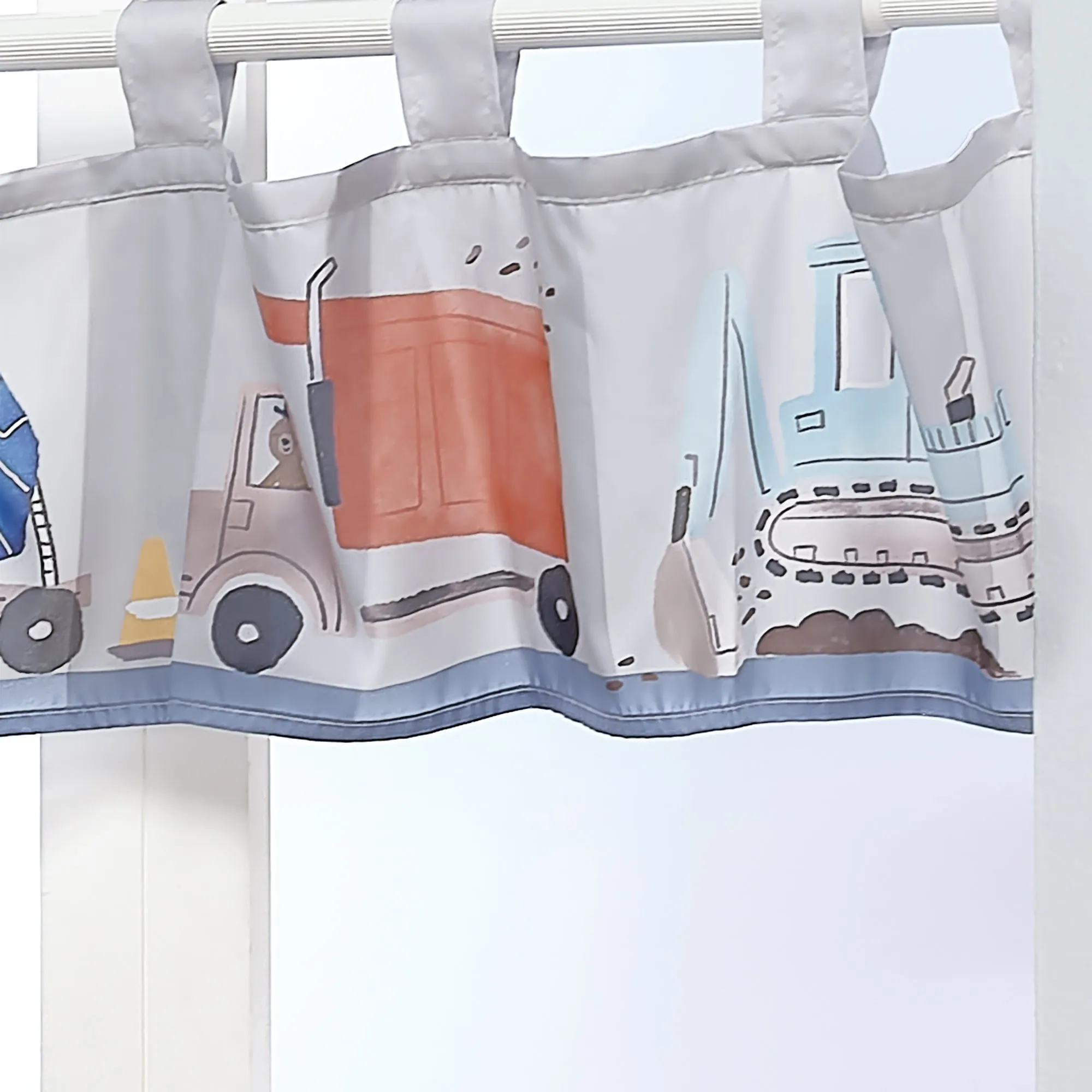 Construction Zone Window Valance