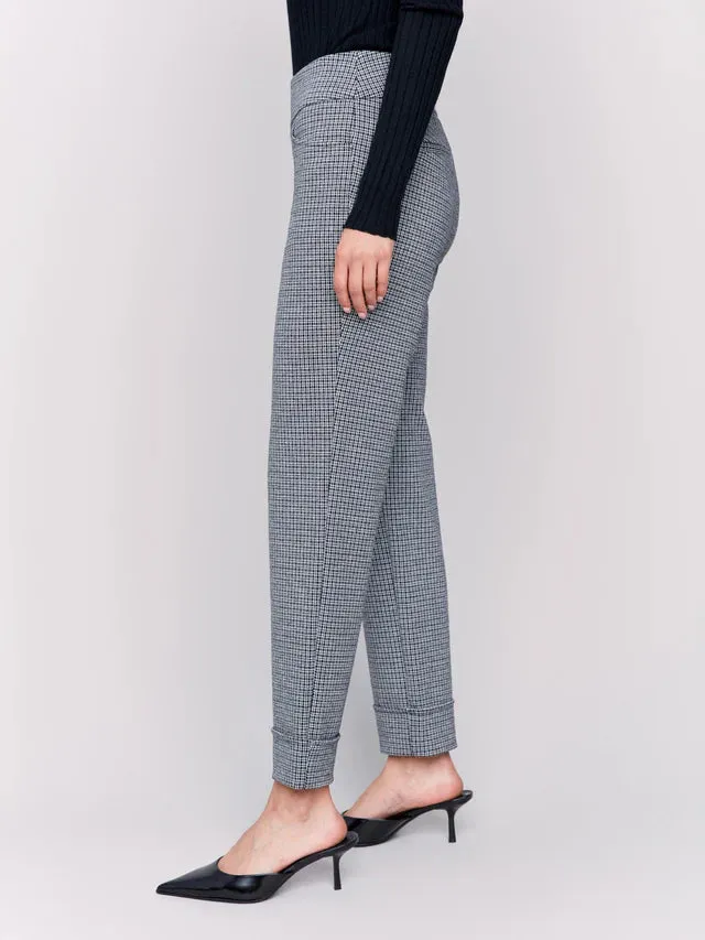 CUFFED PONTE PANT
