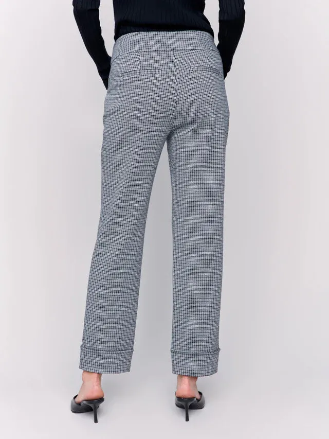 CUFFED PONTE PANT
