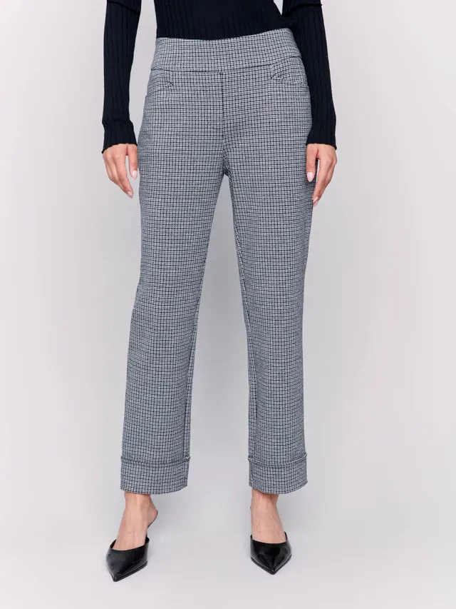 CUFFED PONTE PANT