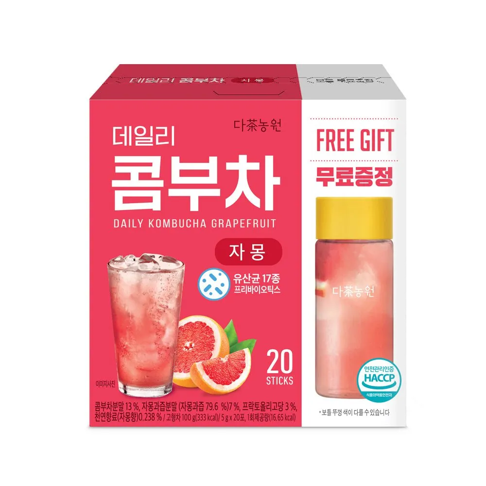 Daily Kombucha Grapefruit 100g (5g*20 sticks)