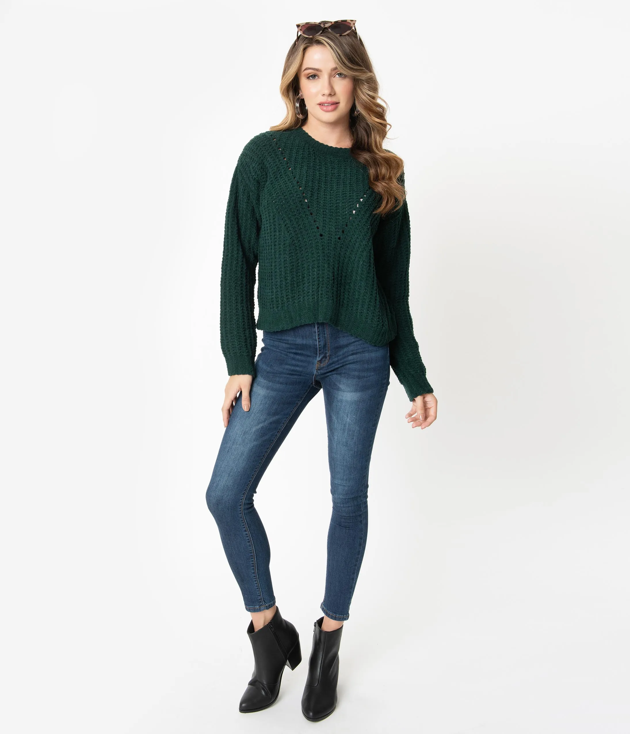 Dark Denim High Rise Skinny Jeans