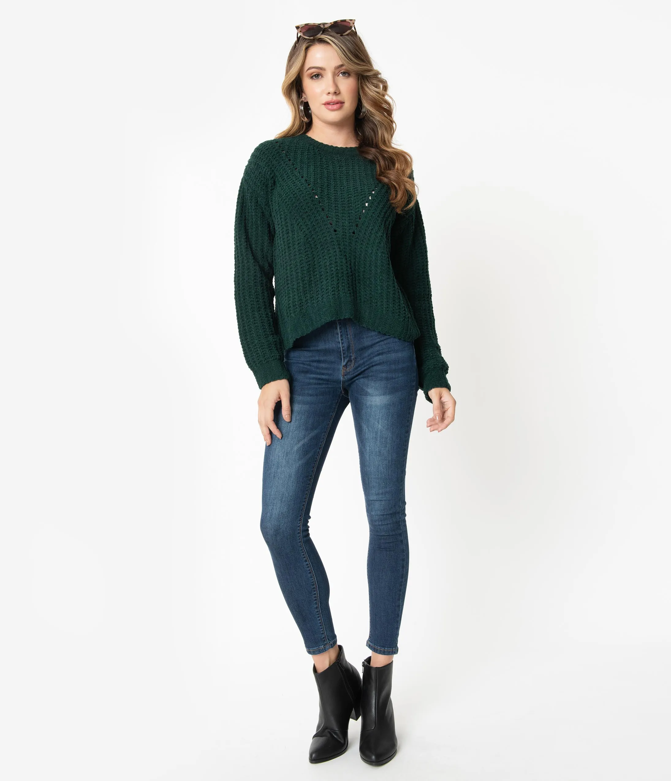 Dark Denim High Rise Skinny Jeans