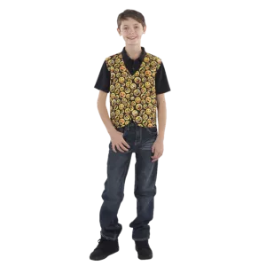 Emoji Printed Vest - Kids