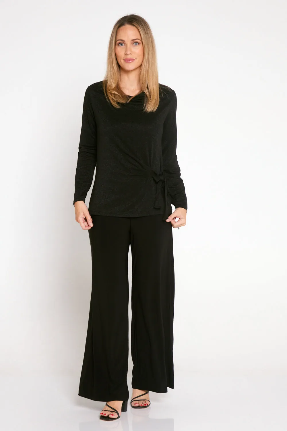 Esther Lurex Top - Black