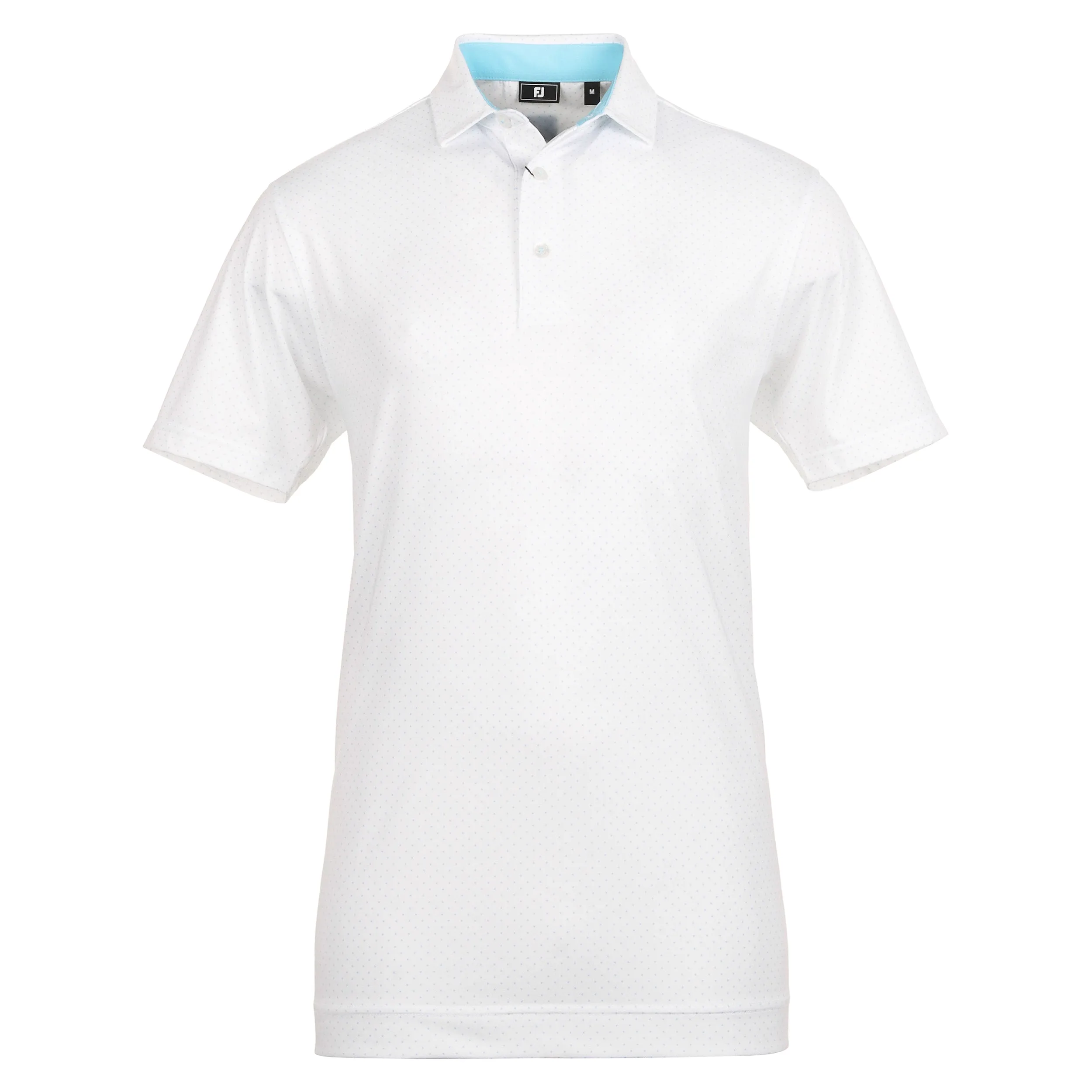 FootJoy Stretch Dot Print Lisle Golf Shirt
