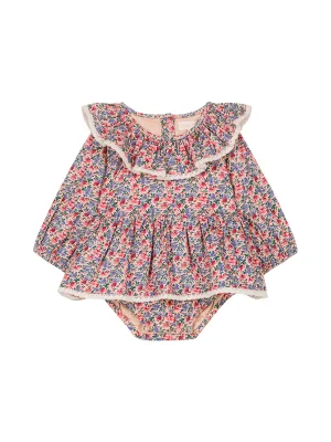 India Floral Printed Baby Dress