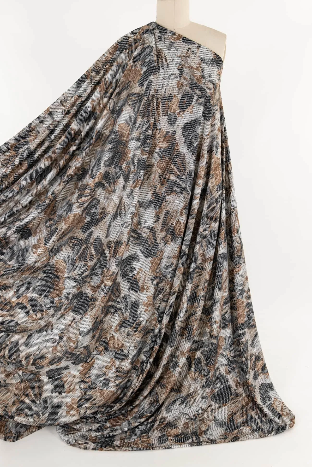 Interrupted Viscose/Poly Knit