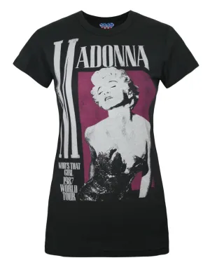 Junk Food Madonna Who's That Girl? Women's T-Shirt