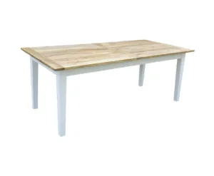 Lavasa Dining Table 170cm Solid Mango Wood French Provincial Farmhouse Furniture