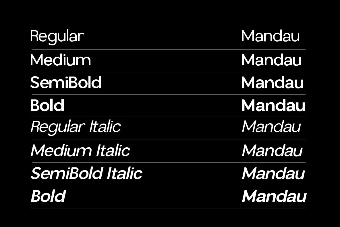Mandau Sans Serif