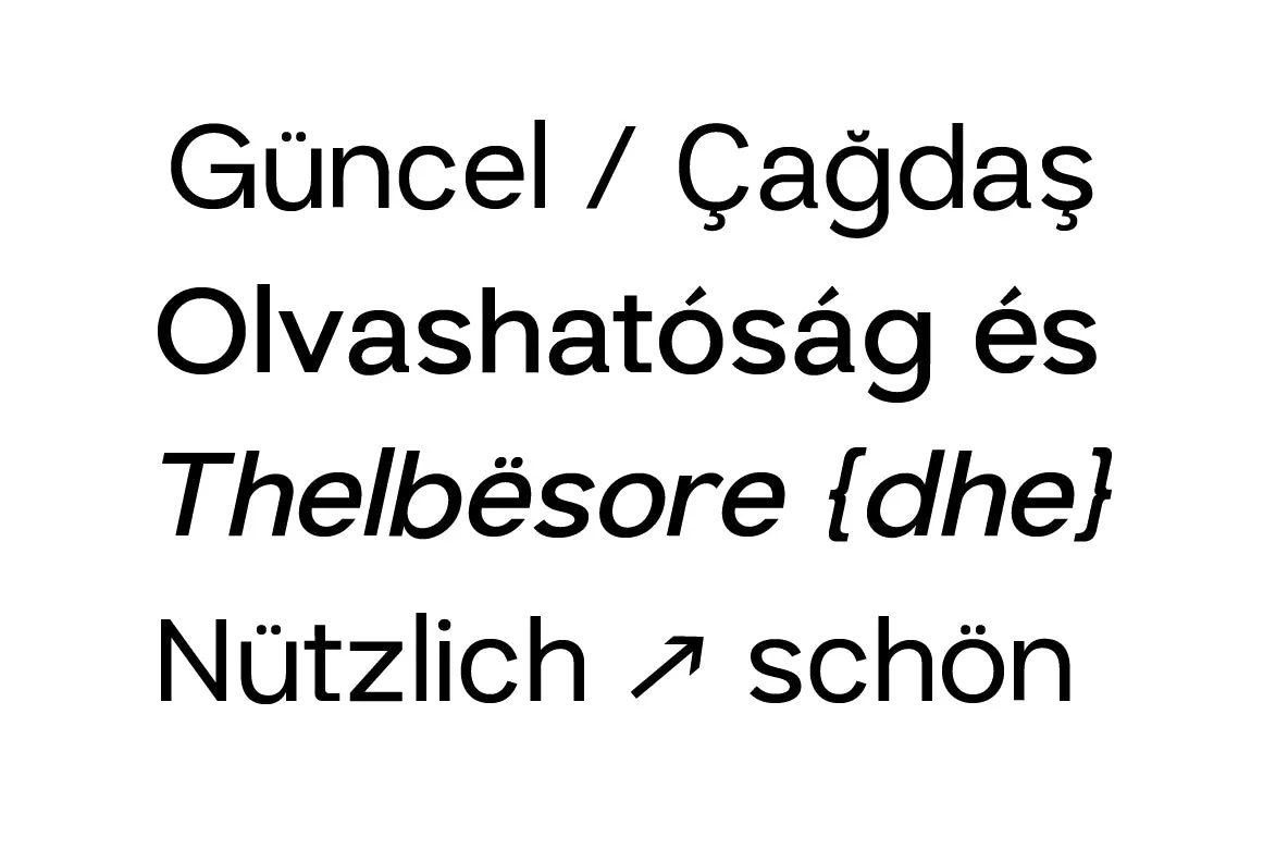 Mandau Sans Serif