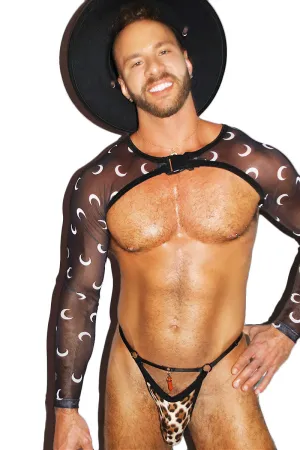 Moonlight Mesh Buckle Arm Guard Harness- Black