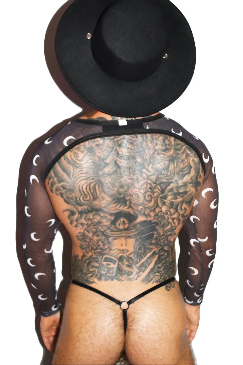 Moonlight Mesh Buckle Arm Guard Harness- Black