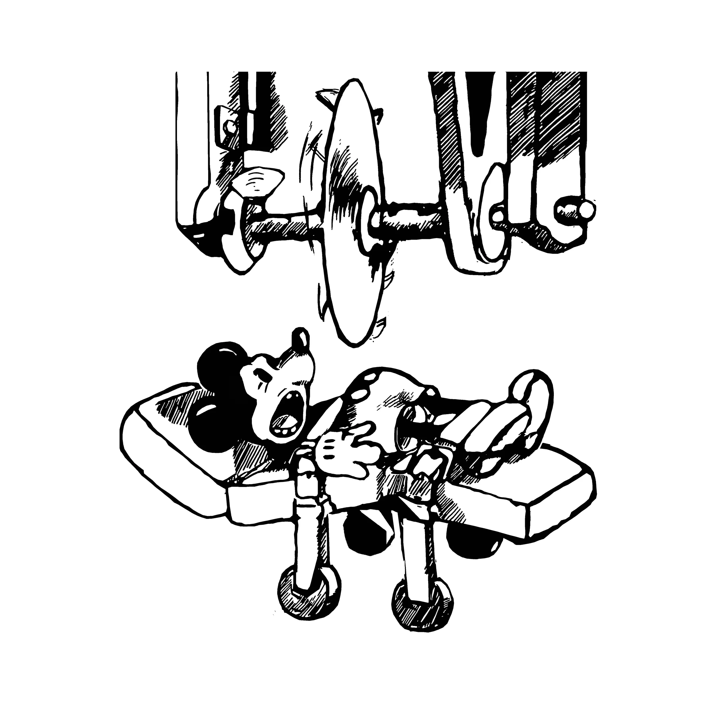 Mouse Peril Slim Fit Tee