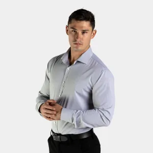 Performance Bamboo Dress Shirt - Black Microcheck