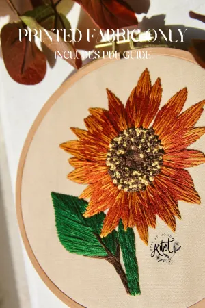 PRINTED FABRIC: Fall Sunflower