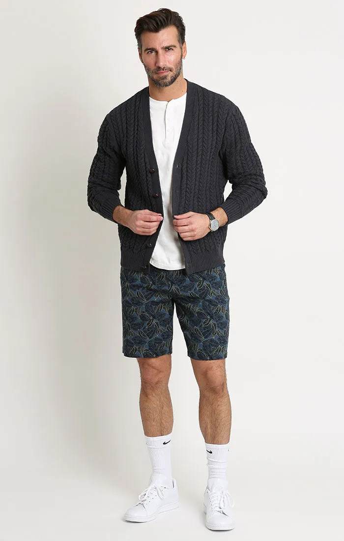 Printed Stretch Chino Short