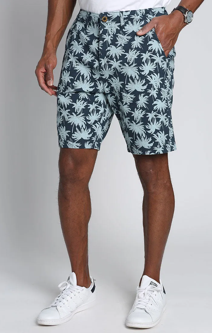 Printed Stretch Chino Short