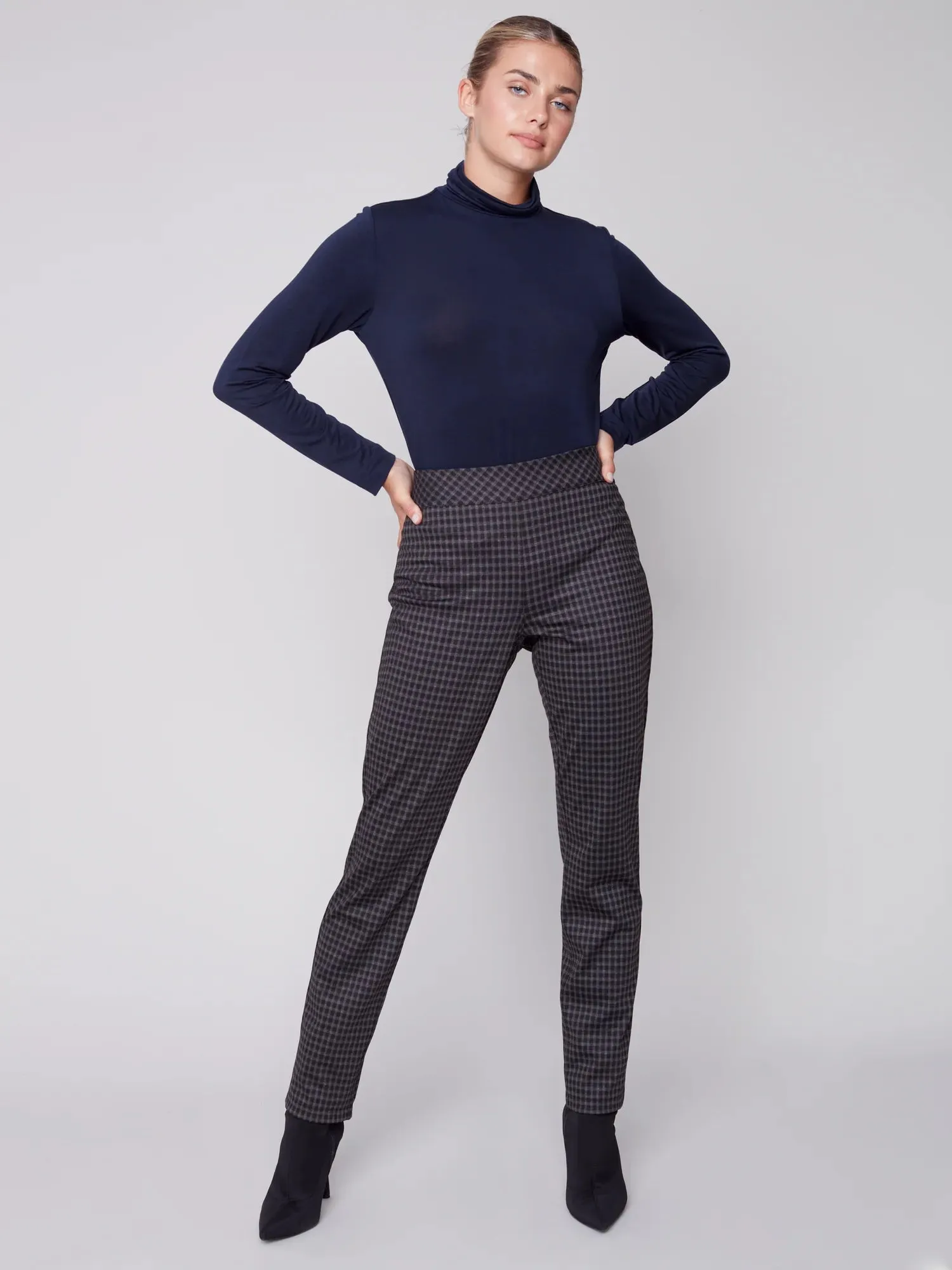 REVERSIBLE PLAID PANT