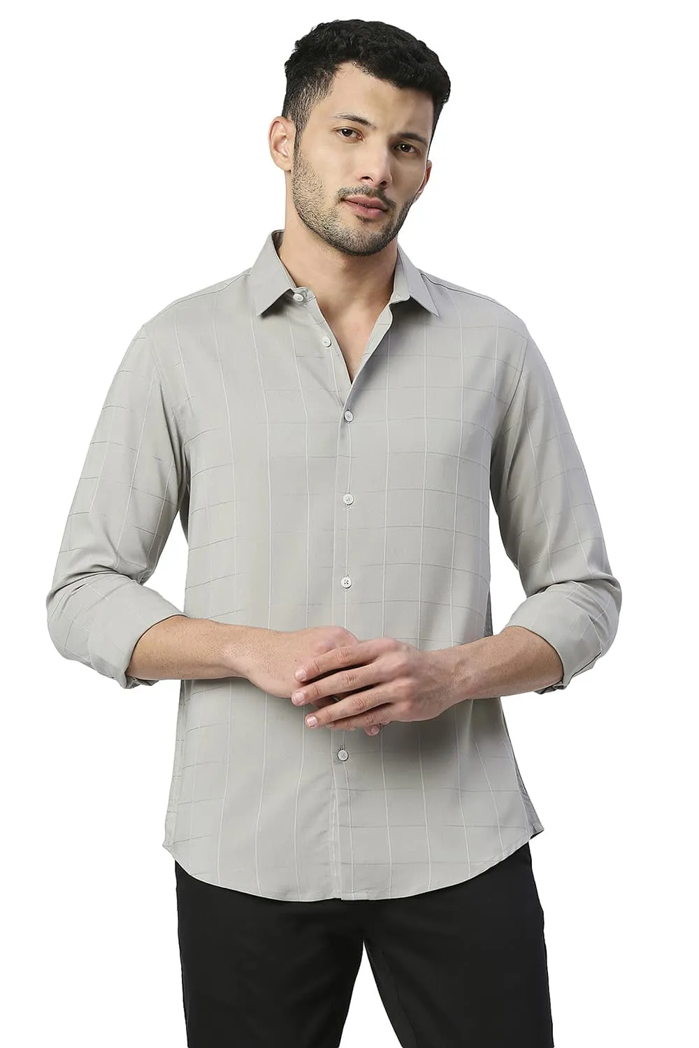 Slim Fit Tencel Poly Stretch Shirt