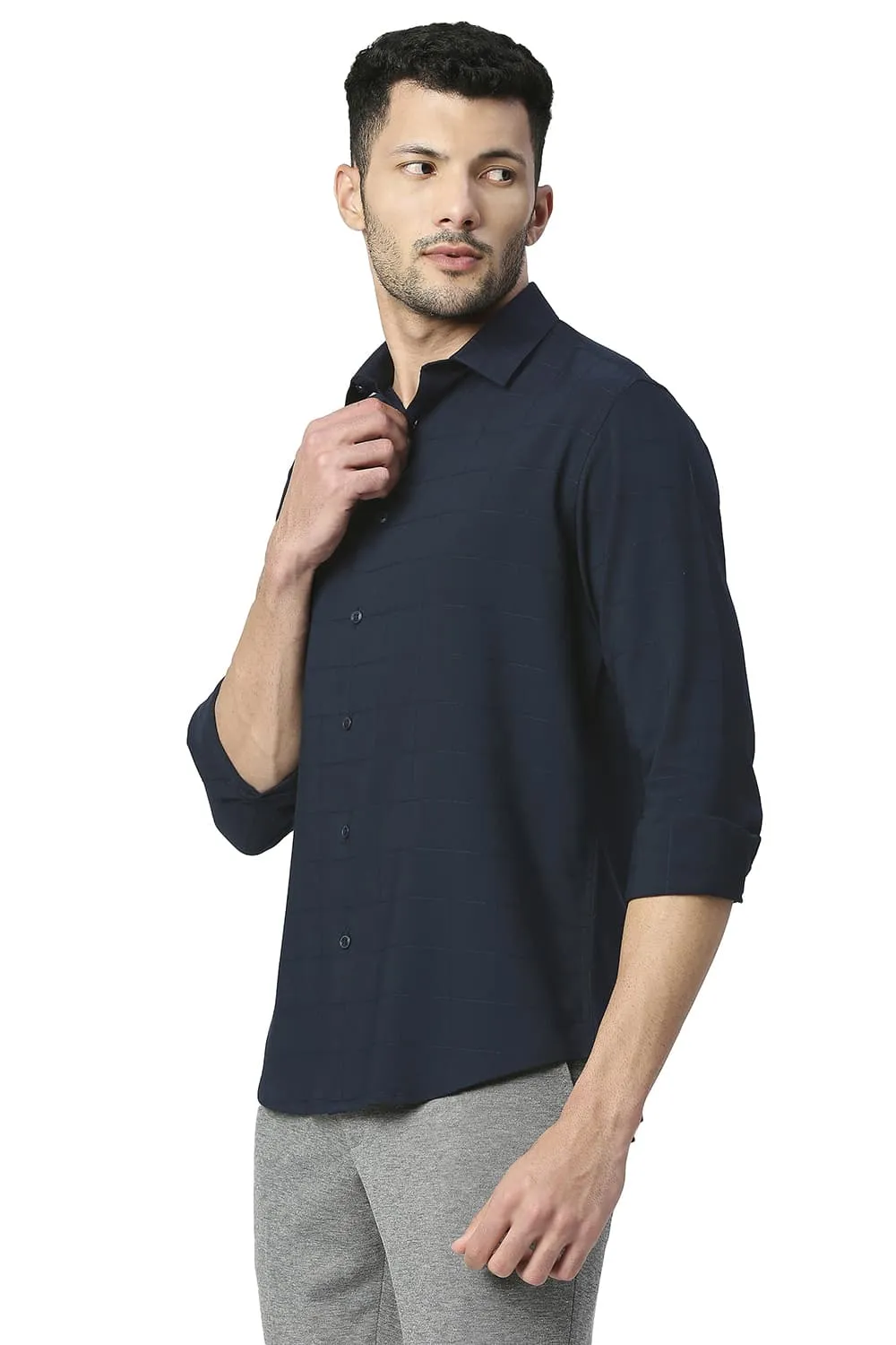 Slim Fit Tencel Poly Stretch Shirt