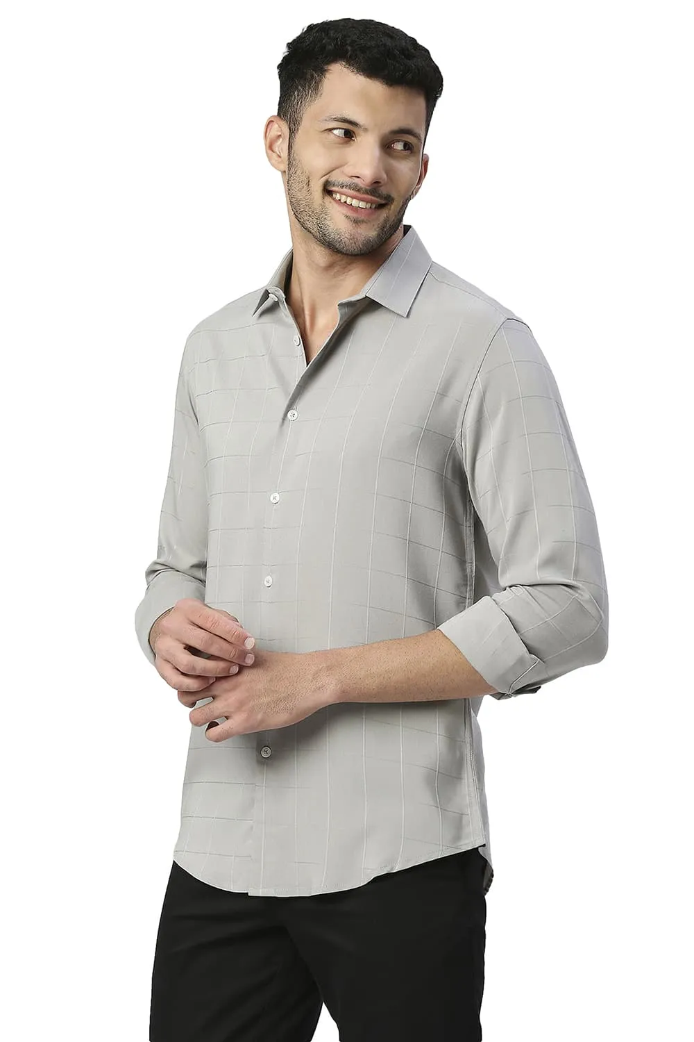 Slim Fit Tencel Poly Stretch Shirt