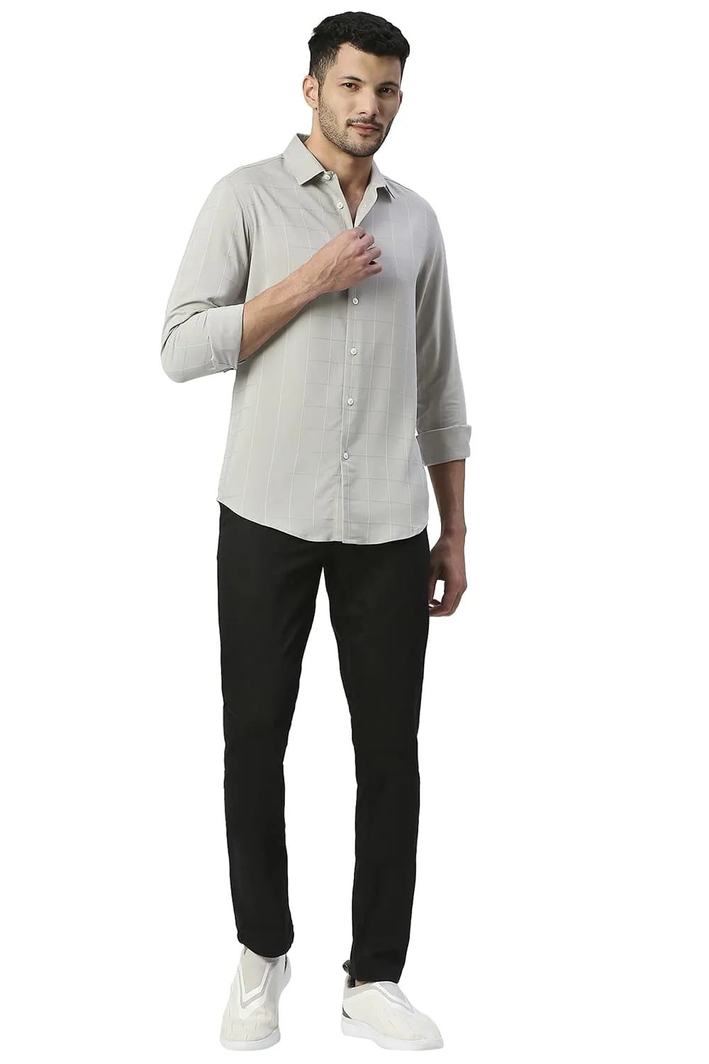 Slim Fit Tencel Poly Stretch Shirt